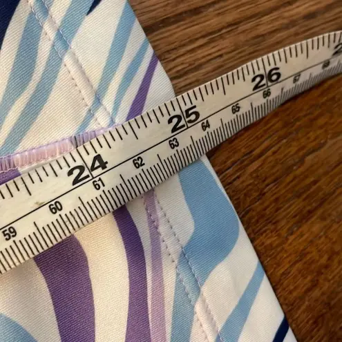 Coolibar UPF 50 patterned geodeālong sleeve top Small Blue