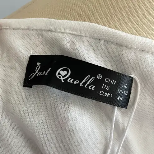 Just Quella Sequin Short Sleeved Tshirt Dress- Size 16-18- NWT