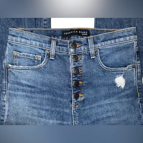 Veronica Beard FAYE 11” High Rise Skinny Jeans