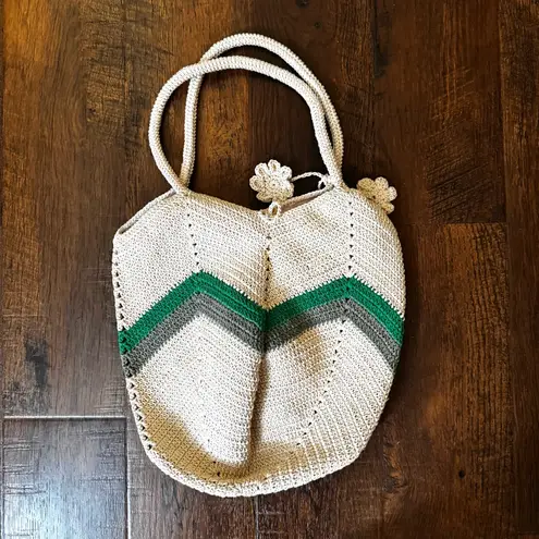 Crochet shoulder bag, NWOT White