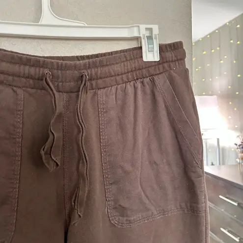 American Eagle AMERICAN‎ EAGLE | Women’s Brown Pocket high rise Sweatpants Drawstring Size m