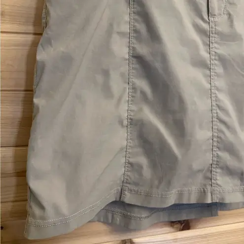 Duluth Size 16W Plus Size Nylon Blend Cargo Dry On The Fly Skort UPF 50 Tan