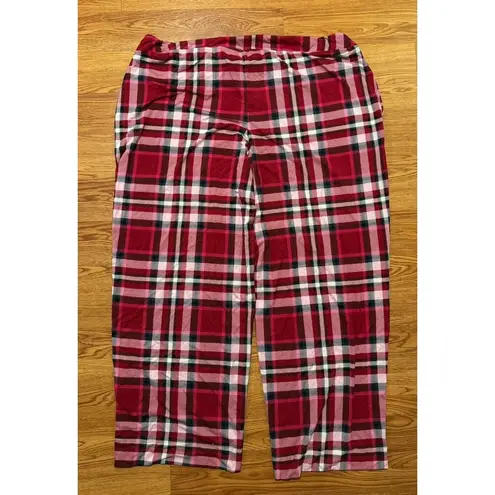 Soma Cool Nights Pajama Pants Plants Size XXL Red Green New READ MORE