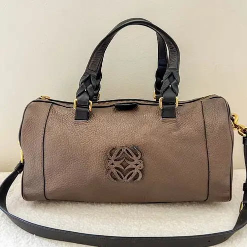 Loewe Fusta 2 Way Brown Leather Shoulder Bag