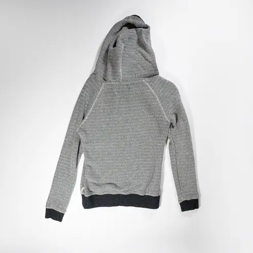 Maison Scotch Women's Cotton Terrycloth Lined Pullover Hoodie Sweatshirt Gray 2