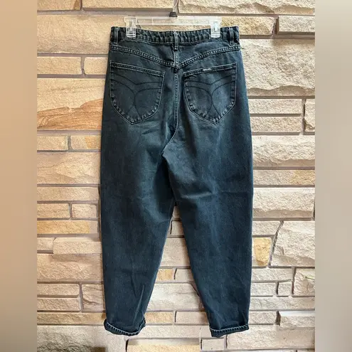 ROLLA’S Genie Black Barrel Leg Jeans Balloon Shadow Black Washed 32 14