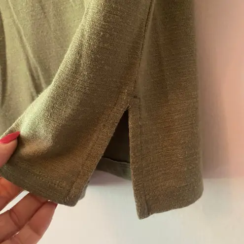 Wilfred Free Forest Green Crewneck Tee T-Shirt Stretch Lounge Women size Medium