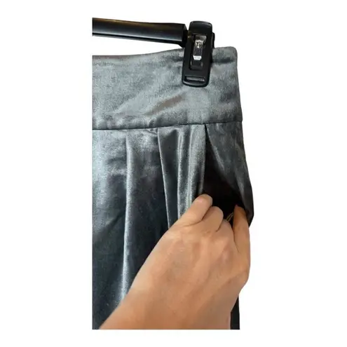 Club Monaco Club Monaco Skirt Women 2 Silver Gray Banded Waist A Line Mini Holiday Party