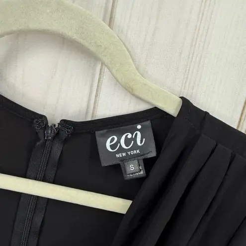 ECI Women’s Small Scoop Neck Black Wide Leg Jumpsuit New