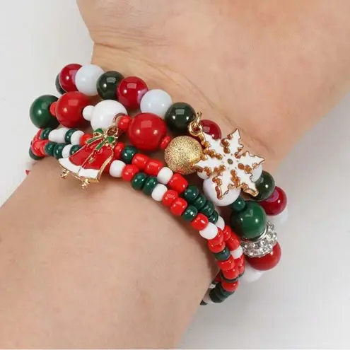๐๐๐BOGOHO ๐๐๐Festive Beaded Charm Bracelet Set
