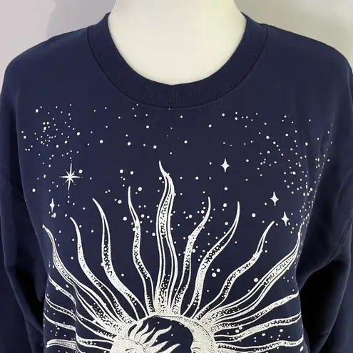 Vinyl Icons New Celestial Print Sweatshirt