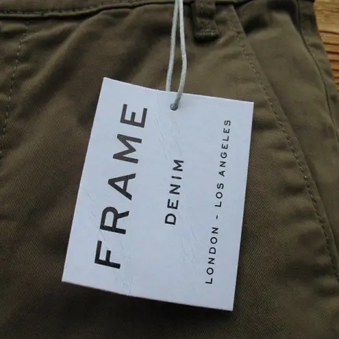 frame denim NWT FRAME Cropped Wide Leg High Waist Pants