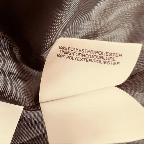 Le Suit Size 8 Black & White Long Sleeve Lined 1 Button Closure Jacket B…