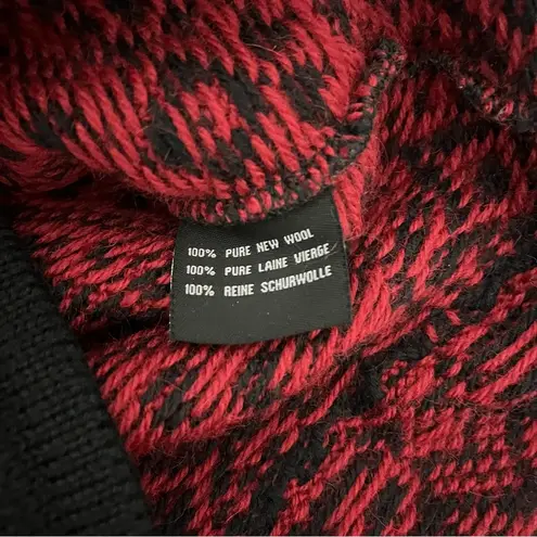 Vintage 90’s Icewear Nordic Style Cardigan Sweater, Sz S Red