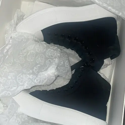 Alexander McQueen Black High-Top Sneakers