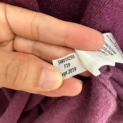 Smartwool - Bell Sleeve Crew Sweater in Sangria Heather Merino Wool Blend