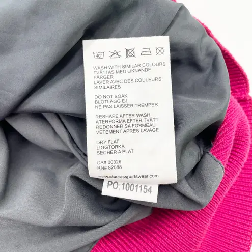 Abacus Womens Quarter Zip Sweater Large Golf Active Preppy Minimalist Sporty Pink Size undefined