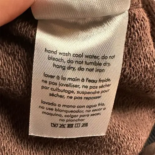 We Wore What NWT Women's Slim Leg Jogger Pants M Brown/Black Colorblocked