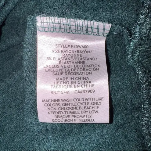 Magnolia Homebody Market Olive Green Embroidered Pullover Hoodie Size M