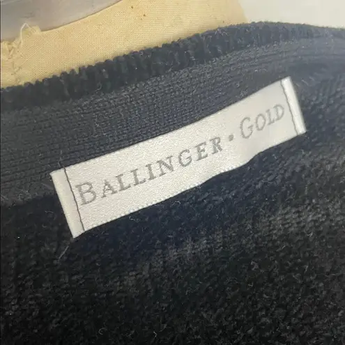 Ballinger Gold Black Short Sleeve Velvet Tie