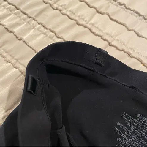 SKIMS Seamless Sculpt Strapless Thong Bodysuit Onyx Black Extra Large XL NWOT