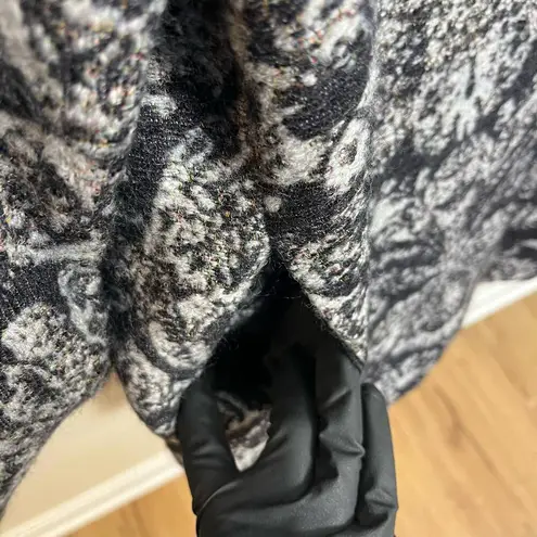 Stella McCartney Kimono Cape Coat Gray Wool Cashmere Size 2 Rare