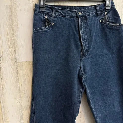 Rocky Mountain Women's 34/15 High-Waisted Jeans Blue Denim Western Yoke Style