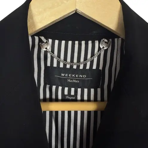 Max Mara Weekend Women’s Classic Button Blazer in Black Size 8