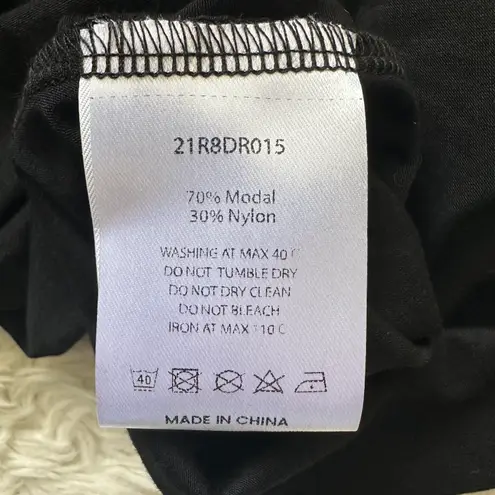 Nap Loungewear Dress Sleeveless Tank Maxi Scoopneck Modal Blend Black L Size L