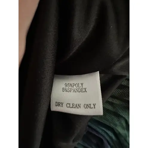 Alberto Makali strapless, ruched, multicolored mini dress, Size 4