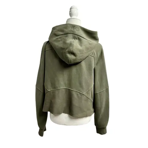 Lululemon  Half Zip Oversized Scuba Hoodie Sweatshirt Grey Sage Medium/Large M/L