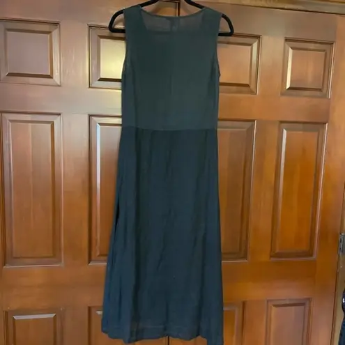 Verge linen Kaftan convertible maxi dress Black Size 10