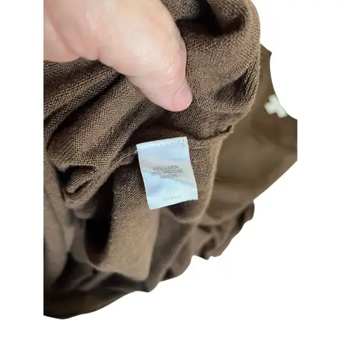 J.Jill Linen Blend Half Sleeve Sweater Top Size X