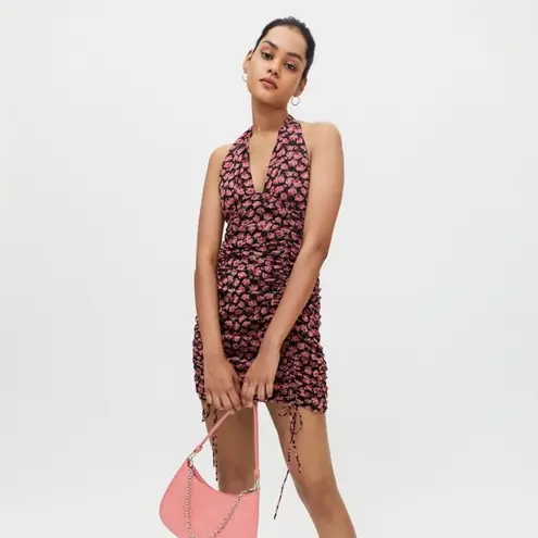 Kiss the Sky La Rose Halter Mini Dress NWT