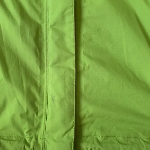 The North Face Size S Womens Green Full Zip HyVent DT Hooded Rain Jacket 7Y444