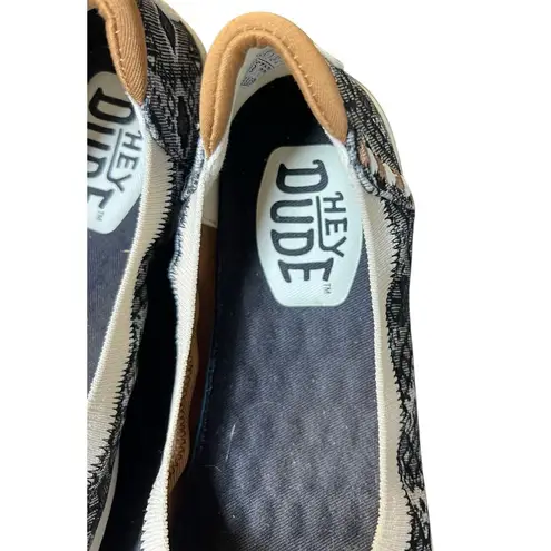 Hey Dude Women's Savannah Slip-on Boho Festival Cream Size 6