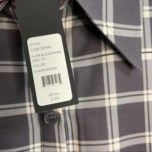 Toccin A Line Blouson Mini Shirtdress Size M