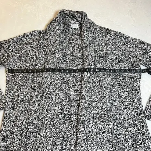 Caslon Shawl Collar Open Front Knit Cardigan Size Medium Cozy Office Casual