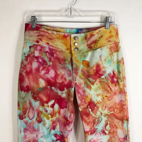 Tommy Hilfiger  Womens Sz 6 Jeans Tie Dyed Sherbert Jazz Flare Boot Cotton 1329‎