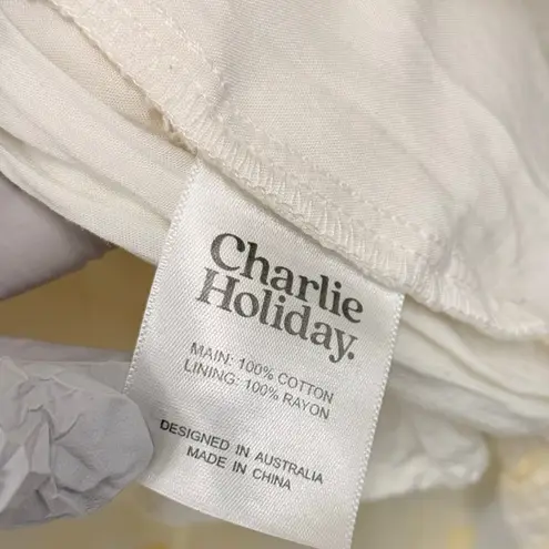 Charlie Holiday Sienna Dress Yellow Gingham US 8 Spring Romantic Picnic Fairy