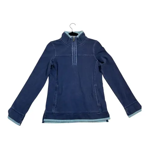 Fat Face Women's The Airlie Plain Navy Size 2 New Sweatshirt Blue