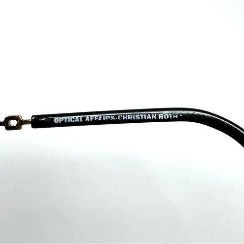 CHRISTIAN ROTH vintage sunglasses, circa 1990s, made in Italy Black