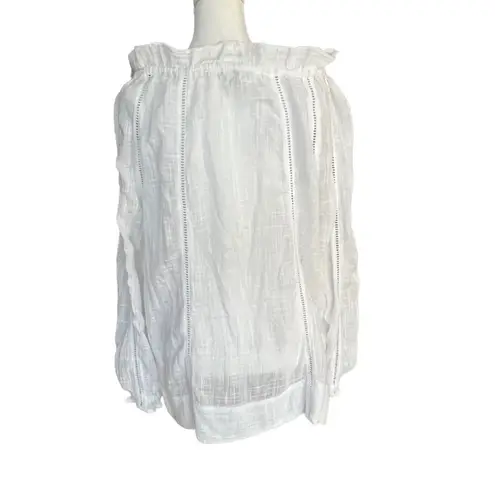 Sundance Artists Top Sheer Relaxed Fit Ruffle Tassel Flowy