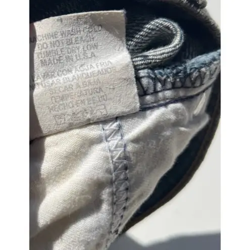 Just USA  Blue Distressed Blue Ultra Mid Long Short Jean Shorts Women’s Sz 13