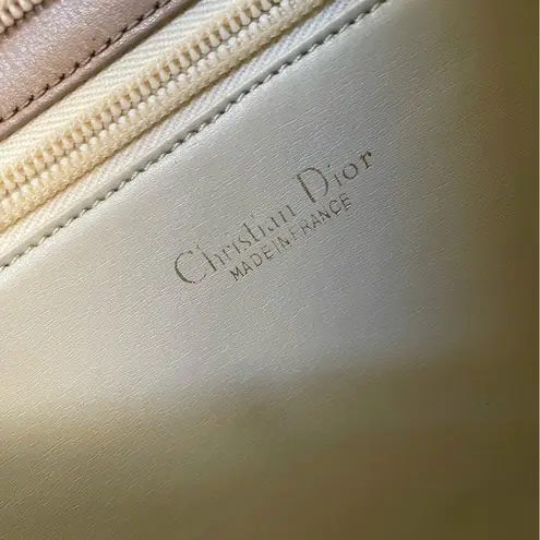 Christian Dior DIOR  Taupe / Light Brown Suede Leather Shoulder Bag