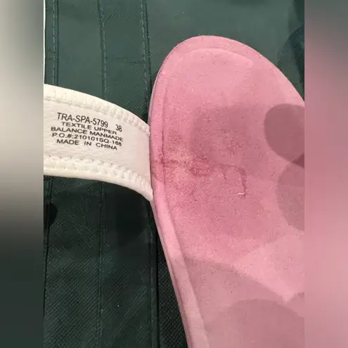 TRAQ Alegria Sparq Backstrap Sport Sandals Tie Dye Pink Pastel Size 8 Used