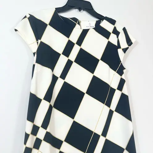 Julie Brown Women’s Stylish Black and White Checkered Dress
