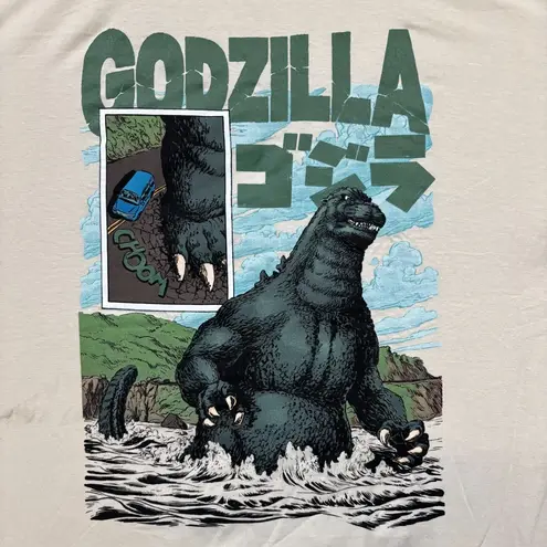 Godzilla King of The Monsters Beige T-Shirt Size XXL