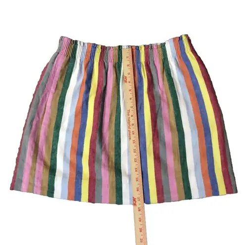 J.Crew Striped Skirt Womens 12 Used