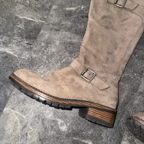 Kenneth Cole Reaction Tough Talk Brown Tall Boots Size 7 Wide